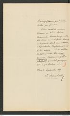 k.k. naturhistorisches Hofmuseum, Intendanzakten 1885-1896 (Hauer), Aktenzahl Z.353.a/1887, Seite 2
